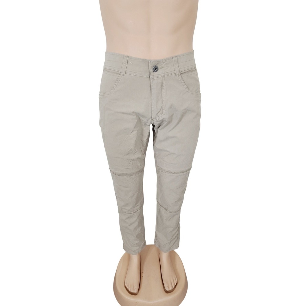 KÜHL, Durable Fabric Cotton/Spandex Blend Cargo Pants, Men, Size 31x32, Beige